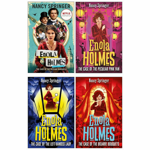 Enola Holmes Mystery Series 4 Books Collection Set by Nancy Springer - The Book Bundle