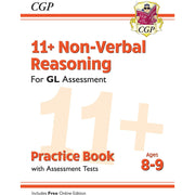 Cgp books gl 11 plus english, non-verbal reasoning, verbal reasoning 3 books collection set - practice book & assessment tests (ages 8-9) - The Book Bundle