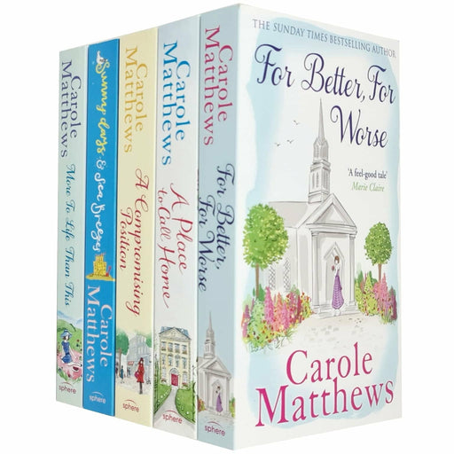 Carole Matthews Collection 5 Books Set (For Better For Worse, A Place to Call Home) - The Book Bundle
