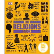 DK Big Ideas 2-book collection set featuring The Religions Book and The Philosophy Book in hardback, showcasing colorful covers.
