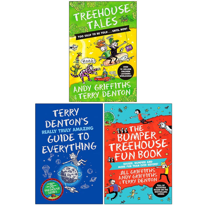 Andy Griffiths and Terry Denton 3 Books Collection Set (too SILLY to be told, Really Truly ) - The Book Bundle