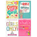 Girls Only!, The Girls' Guide to Growing Up, Growing Up for Girls, What's Happening to Me?: Girls Edition 4 Books Collection Set - The Book Bundle