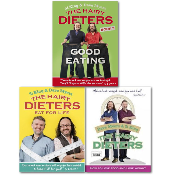 The Hairy Dieters 3 Books Collection Set, Lose Weight Good Eating For Life, - The Book Bundle
