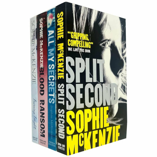 Sophie Mckenzie 4 Books Collection Set (Burning Bright, All My Secrets, Split Second, Blood Ransom) - The Book Bundle