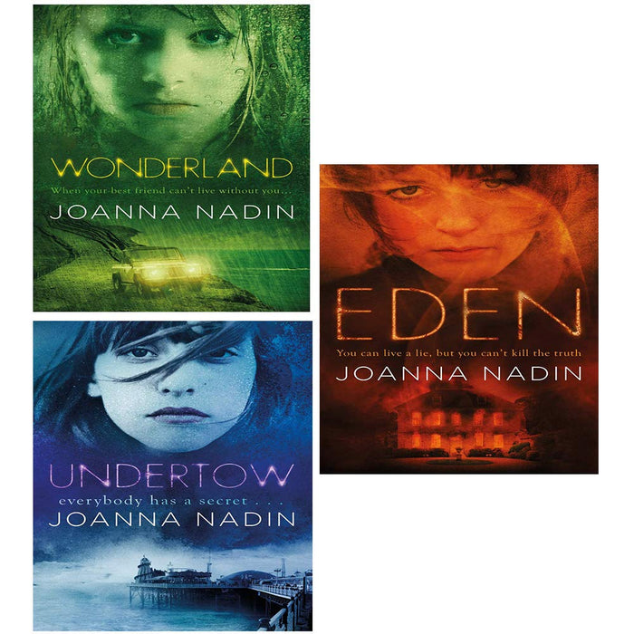 Joanna Nadin 3 Books Collection Set (Wonderland, Undertow, Eden) - The Book Bundle