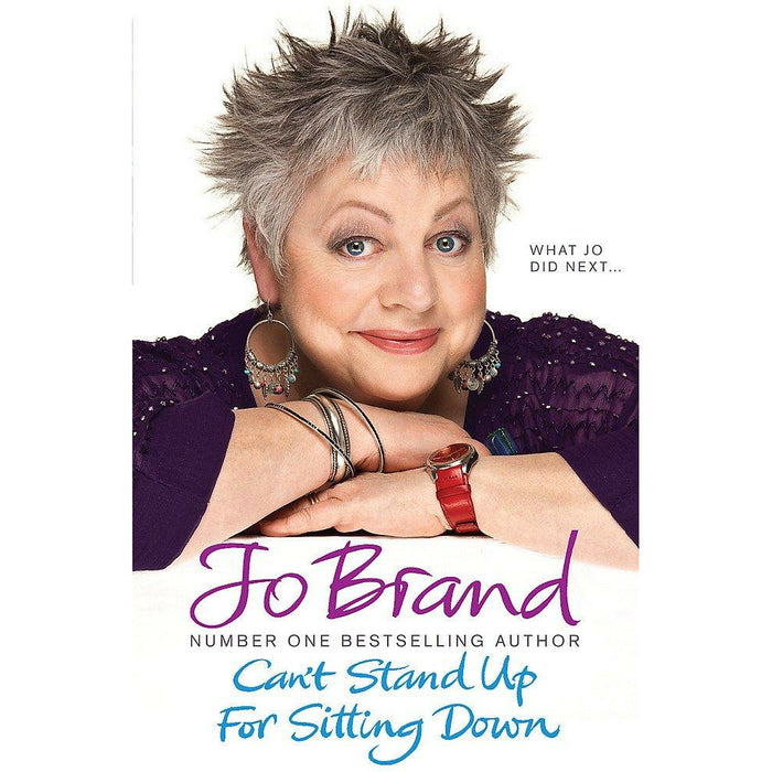Jo Brand 3 Books Collection Set( Born Lippy, Can't Stand Up For Sitting Down , Look Back in Hunger) - The Book Bundle