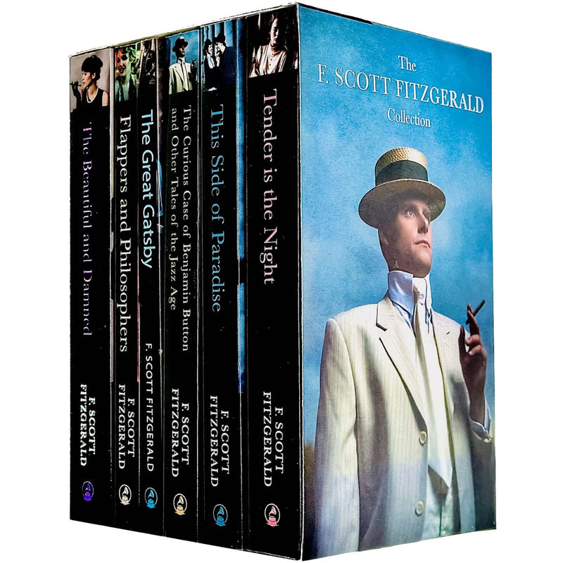 F. Scott Fitzgerald 6 Books Collection Box Set (The Great Gatsby, Flappers and Philosophers) - The Book Bundle