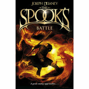 Set of seven Wardstone Chronicles paperback books by Joseph Delaney, featuring red covers and fantasy fiction themes.
