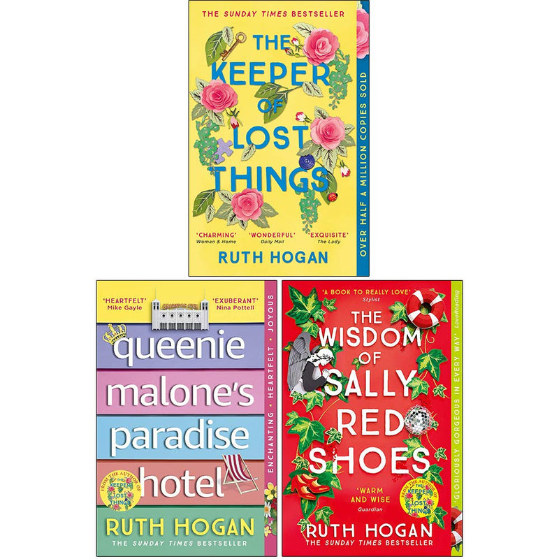 Ruth Hogan 3-book collection set including The Keeper of Lost Things, fiction paperbacks by Two Roads, brand new.