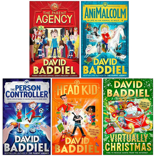 David Baddiel Collection 5 Books Set (The Parent Agency, AniMalcolm) - The Book Bundle