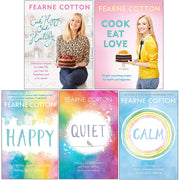 Fearne Cotton Collection 5 Books Set (Cook Happy Cook Healthy, Cook Eat Love, Happy, Calm, Quiet) - The Book Bundle