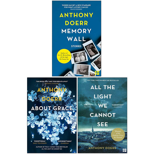 Anthony Doerr 3 Books Collection Set (Memory Wall, About Grace, All the Light We Cannot See) - The Book Bundle