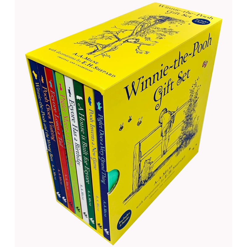 Winnie The Pooh Gift Set by A.A.Milne (Wrong Bees, Pooh Goes Visiting, Eeyore) - The Book Bundle