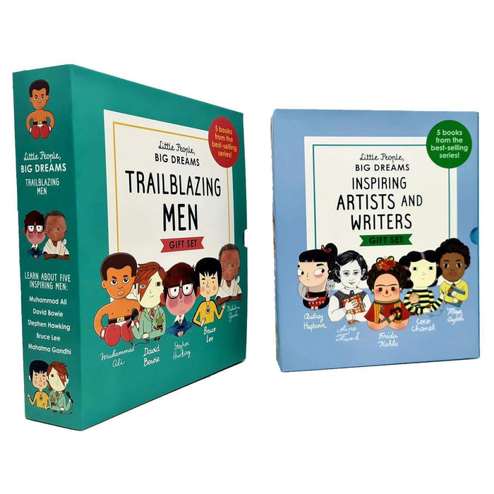 Little People, Big Dreams Trailblazing Men and Inspiring Artists And Writers 10 Books Collection Box Gift Set - The Book Bundle