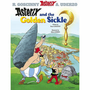 Asterix Series 5 Books Collection Set by René Goscinny and Albert Uderzo, paperback comic books featuring colorful cover art.