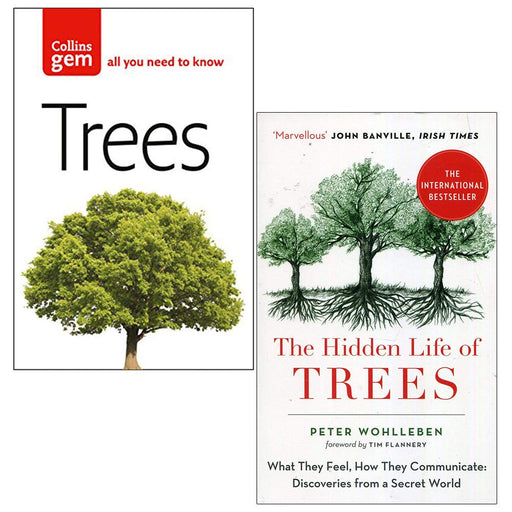 Trees Collins Gem By Alastair Fitter And The Hidden Life Of Trees By Peter Wohlleben 2 Books Collection Set - The Book Bundle