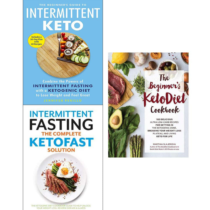 Intermittent keto, intermittent fasting the complete ketofast solution, beginners keto diet cookbook 3 books collection set - The Book Bundle