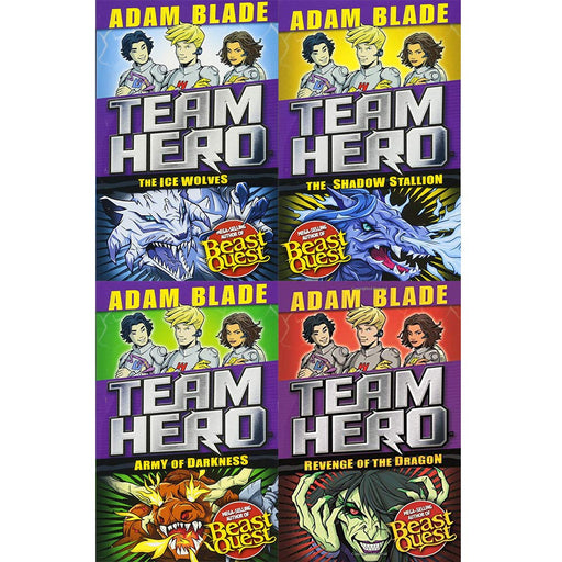 Team hero series 3 adam blade collection 4 books set - The Book Bundle