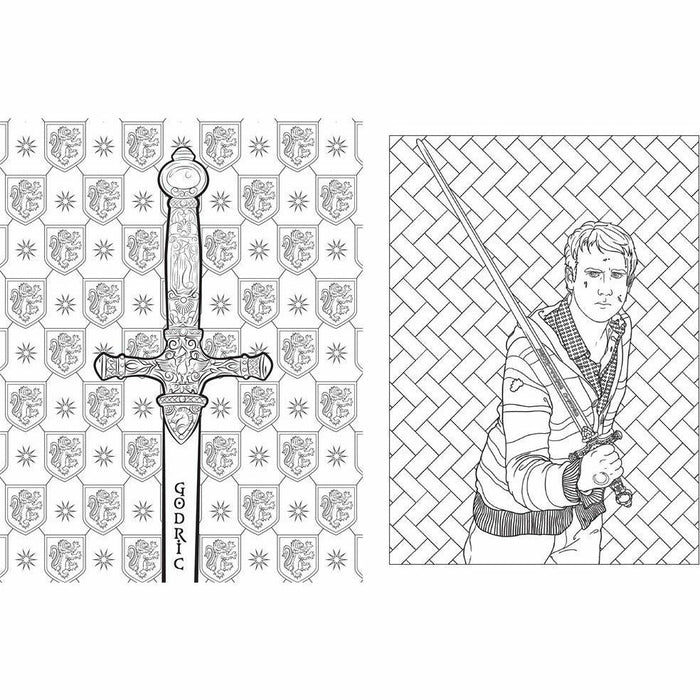 Harry Potter Magical Artefacts Colouring Book 4. - The Book Bundle