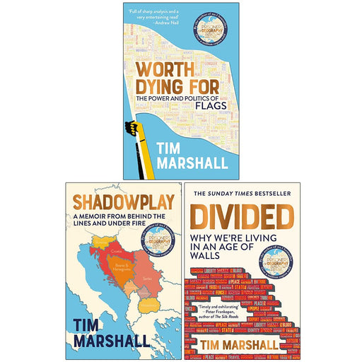 Tim Marshall Collection 3 Books Set (Worth Dying For, Shadowplay, Divided) - The Book Bundle