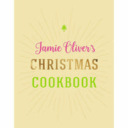 Two hardcover cookbooks by Jamie Oliver and Iota: Everyday Super Food and Christmas Cookbook, featuring colorful food images.
