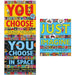You choose, just imagine and you choose in space 3 books collection set - The Book Bundle