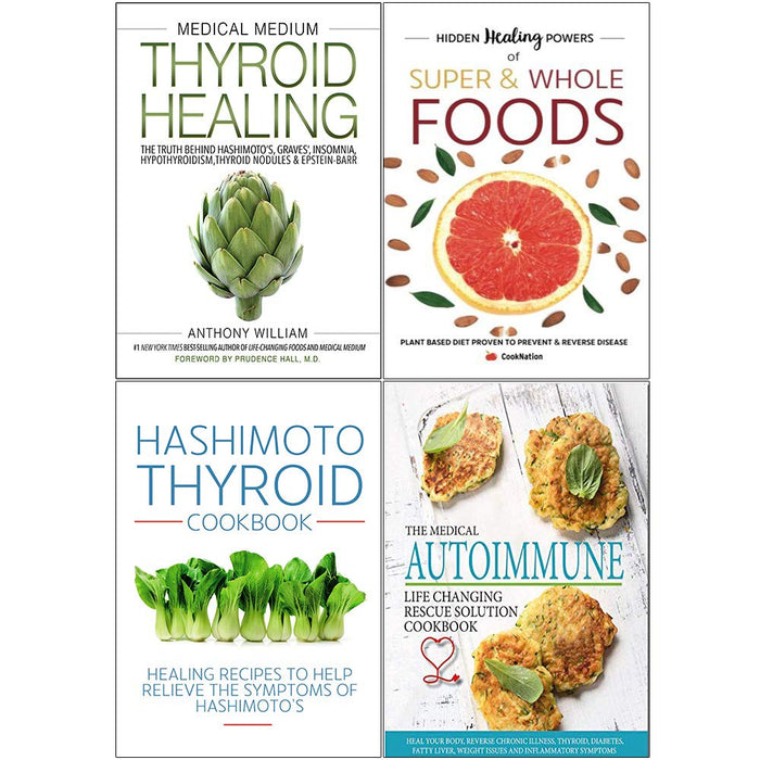 Medical Medium, Hidden , Hashimoto , Medical Autoimmune 4 Books Set - The Book Bundle