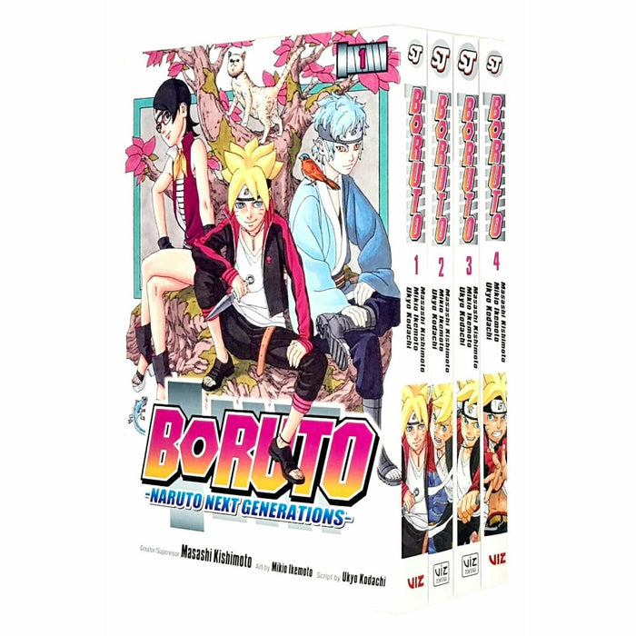Boruto Naruto Next Generations Series 1-4: 4 Books Collection Set - The Book Bundle