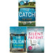 The Catch, The Holiday, The Silent Patient 3 Books Collection Set - The Book Bundle