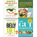 Gut makeover recipe, happy healthy gut, low-fodmap 28-day plan and lose your belly diet 4 books collection set - The Book Bundle