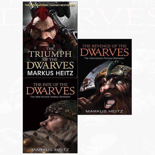 Dwarves markus heitz triumph, fate, revenge 3 books collection set - The Book Bundle