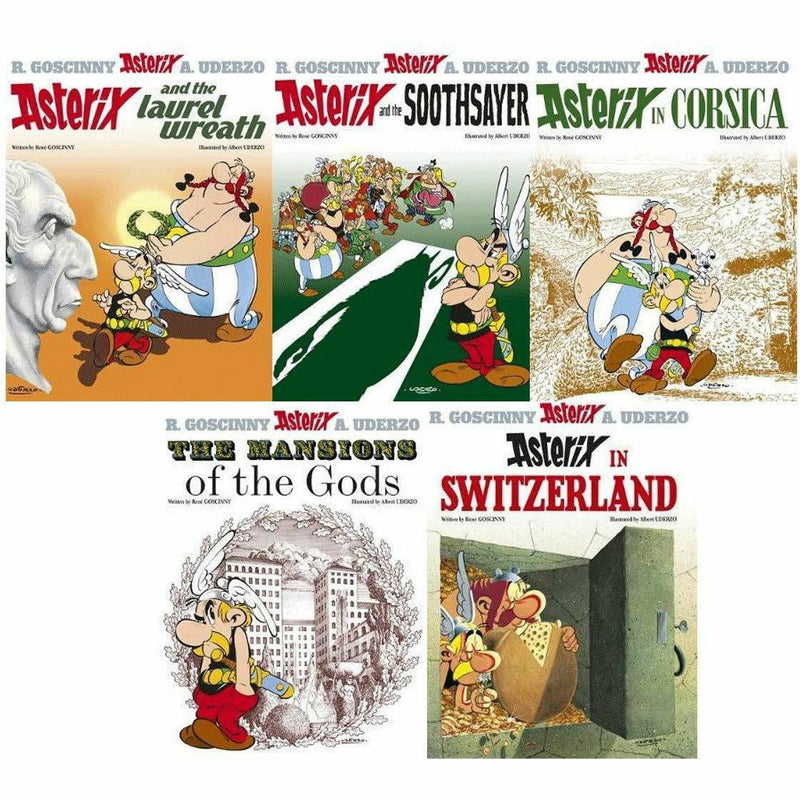 Asterix the Gaul Series 4 Collection 5 Books Set (16-20) - The Book Bundle