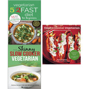 Accidental vegetarian, vegetarian 5 2 fast diet and slow cooker vegetarian recipe book 3 books collection set - The Book Bundle