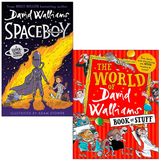 David Walliams Collection 2 Books Set (Spaceboy [Hardcover] & The World of David Walliams Book of Stuff) - The Book Bundle
