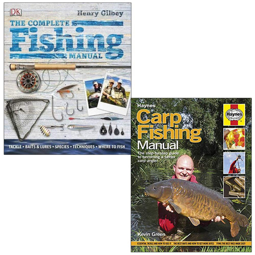 The Complete Fishing Manual, Carp Fishing Manual 2 Books Collection Set - The Book Bundle