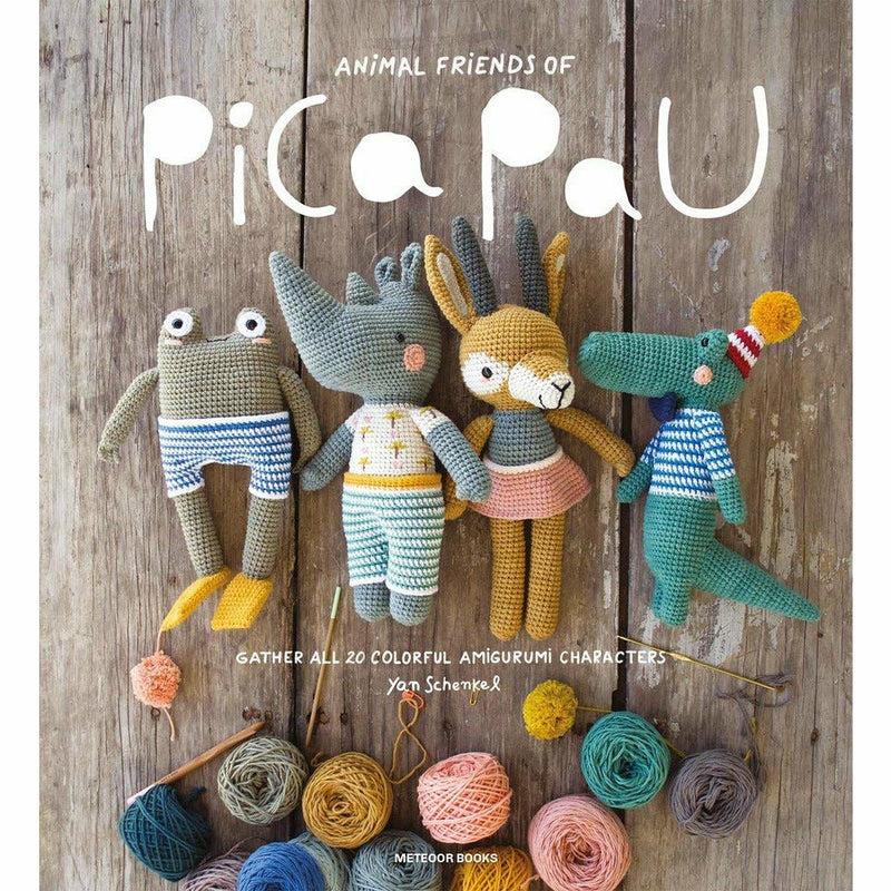 Animal Friends of Pica Pau 2-books collection set by Yan Schenkel and Lydia Tresselt, hardcover fiction books with colorful animal illustrations.