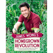 Hardcover of James Wong's Homegrown Revolution book by James Wong, featuring a colorful cover design on a white background.