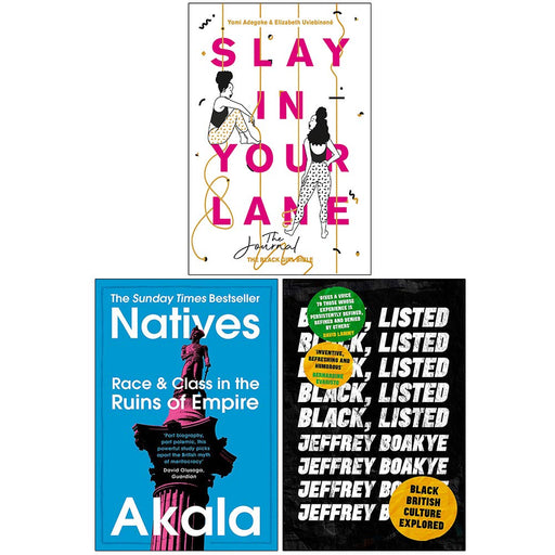Slay In Your Lane Journal, Natives, Black Listed 3 Books Collection Set - The Book Bundle