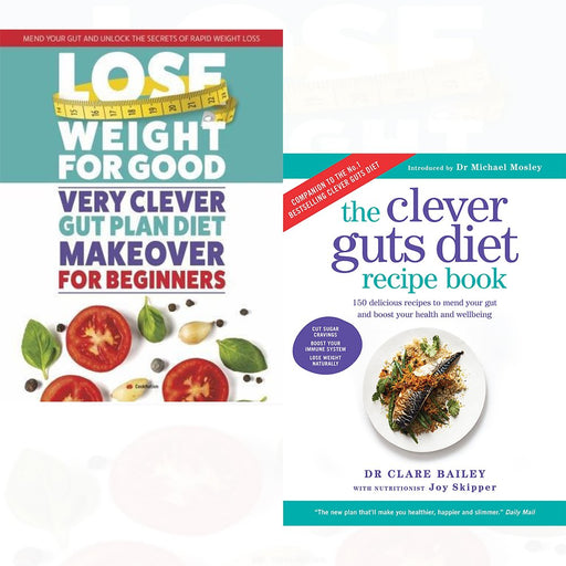 clever guts diet recipe book and lose weight for good 2 books collection set - very clever gut plan - The Book Bundle