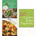 Curry easy vegetarian[hardcover],slow cooking and 5:2 fast diet for beginners 3 books collection set - The Book Bundle