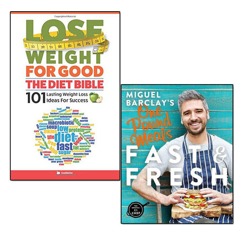 miguel barclays fast and fresh one pound meals and lose weight 2 books collection set - The Book Bundle