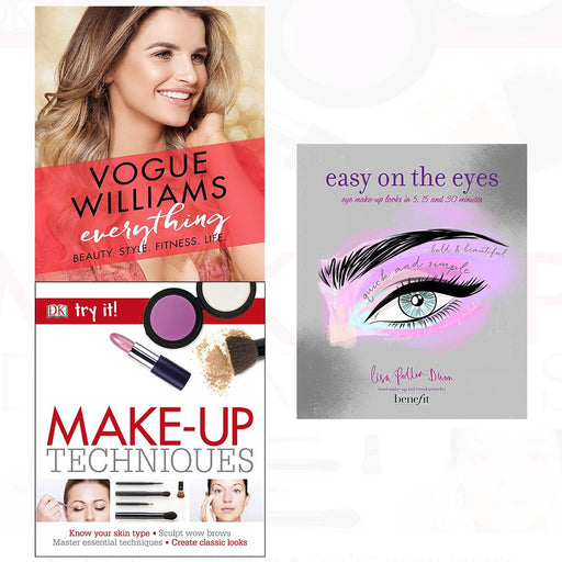 Everything beauty style fitness life,easy on the eyes [hardcover] and make-up techniques 3 books collection set - The Book Bundle