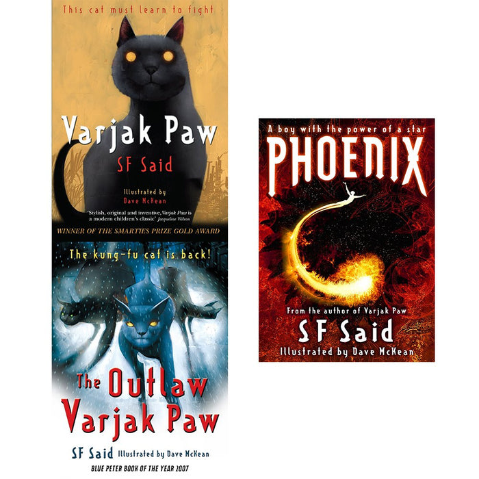 Sf said outlaw varjak paw,phoenix 3 books collection set - The Book Bundle