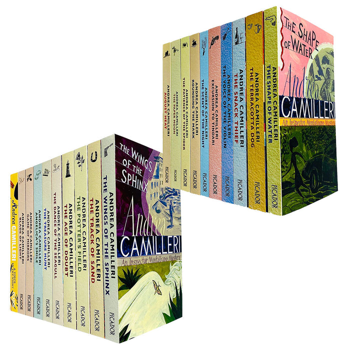 Inspector Montalbano Mysteries Series Books 1 - 20 by Andrea Camilleri - The Book Bundle