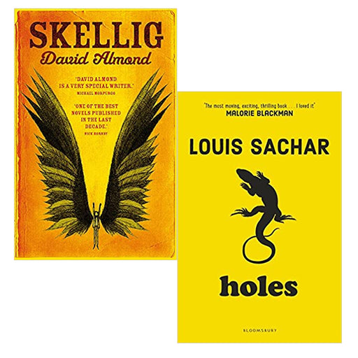 Skellig,Holes 2 Books Collection Set by David almond And Louis Sachar