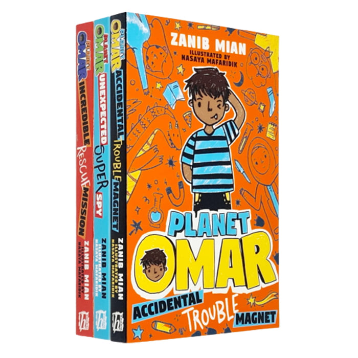 Planet Omar Series 3 Books Collection Set - The Book Bundle
