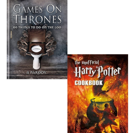 Games on thrones [hardcover] and unofficial harry potter cookbook 2 books collection set - The Book Bundle