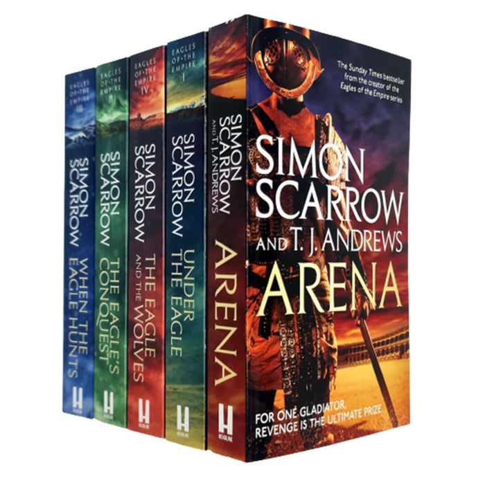 Roman Arena & Eagles of the Empire By Simon Scarrow  5 Books Collection Set - The Book Bundle