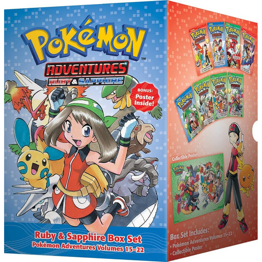 Pokemon Adventures Ruby & Sapphire Box Set 15-22: Includes Volumes 15-22 - The Book Bundle