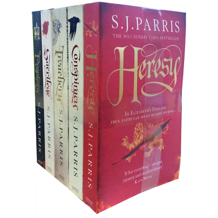 Giordano Bruno Series Collection S. J. Parris 5 Books Set Pack - The Book Bundle